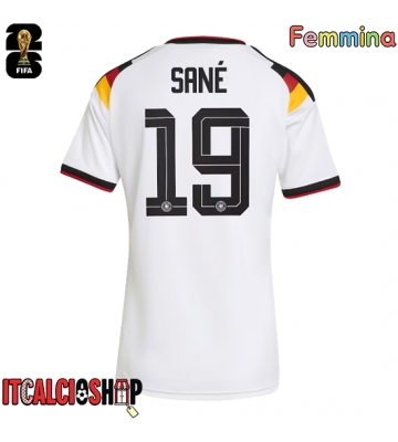 Germania Leroy Sane #19 Prima Maglia Femmina Mondiali 2026 Manica Corta